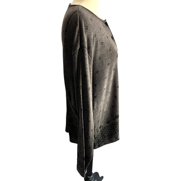 Vintage Carolina Colours Plus Grey Button Front Cardigan Sz 22/24 Womens Plus Gr - Picture 10 of 13